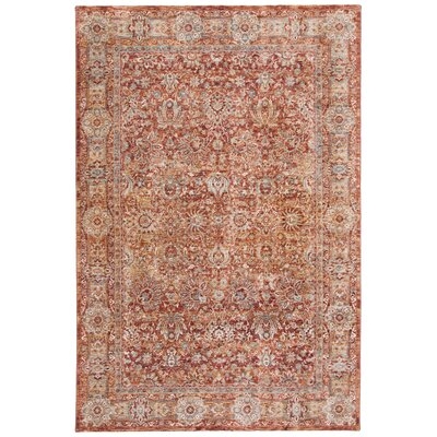 Valencia 570 Area Rug In Rust / Teal - Image 0