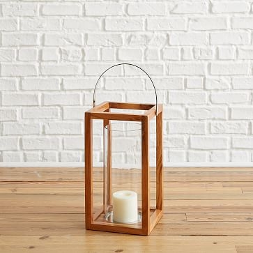 Simple Wood Lanterns, Extra Large, Teak - Image 3