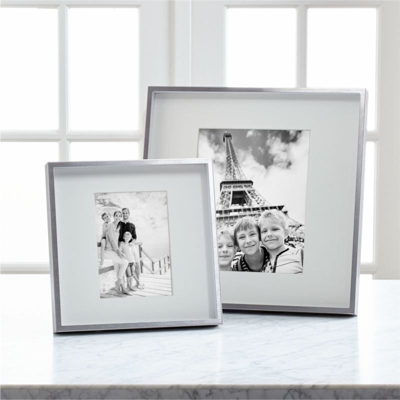 Brushed Silver 4x6 Picture Frame - Image 5