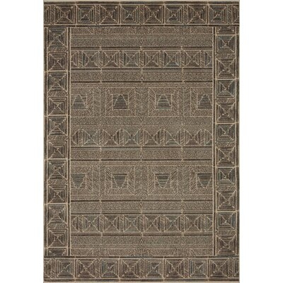 Chalos Oriental Charcoal Rug Swatch - Image 0