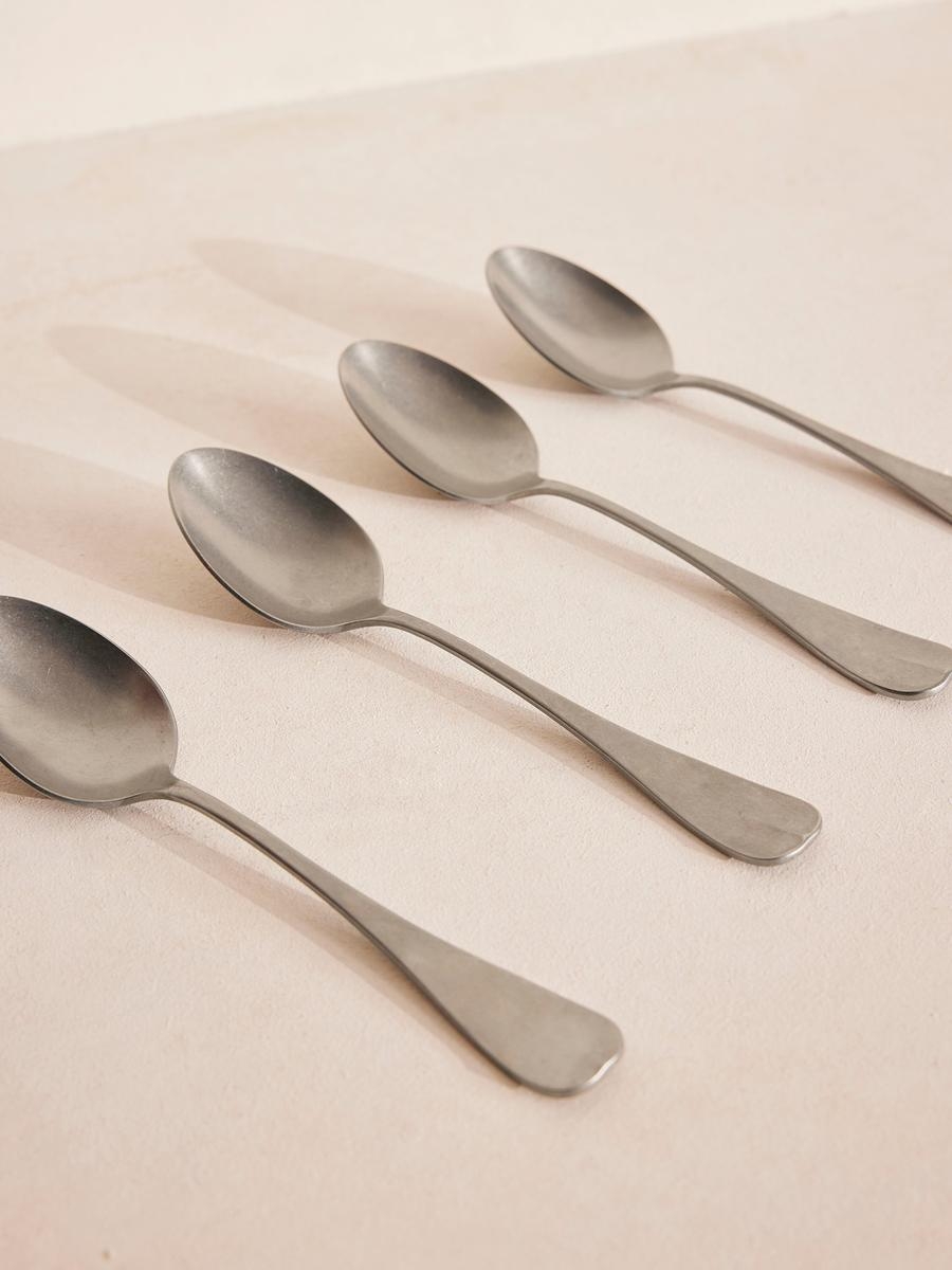 Stonewashed Dinner Spoon, Set of Four - Image 0