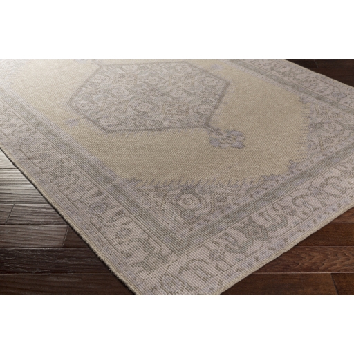 Zahra Beige Indoor 3'6" x 5'6" Handmade Rug - Image 1