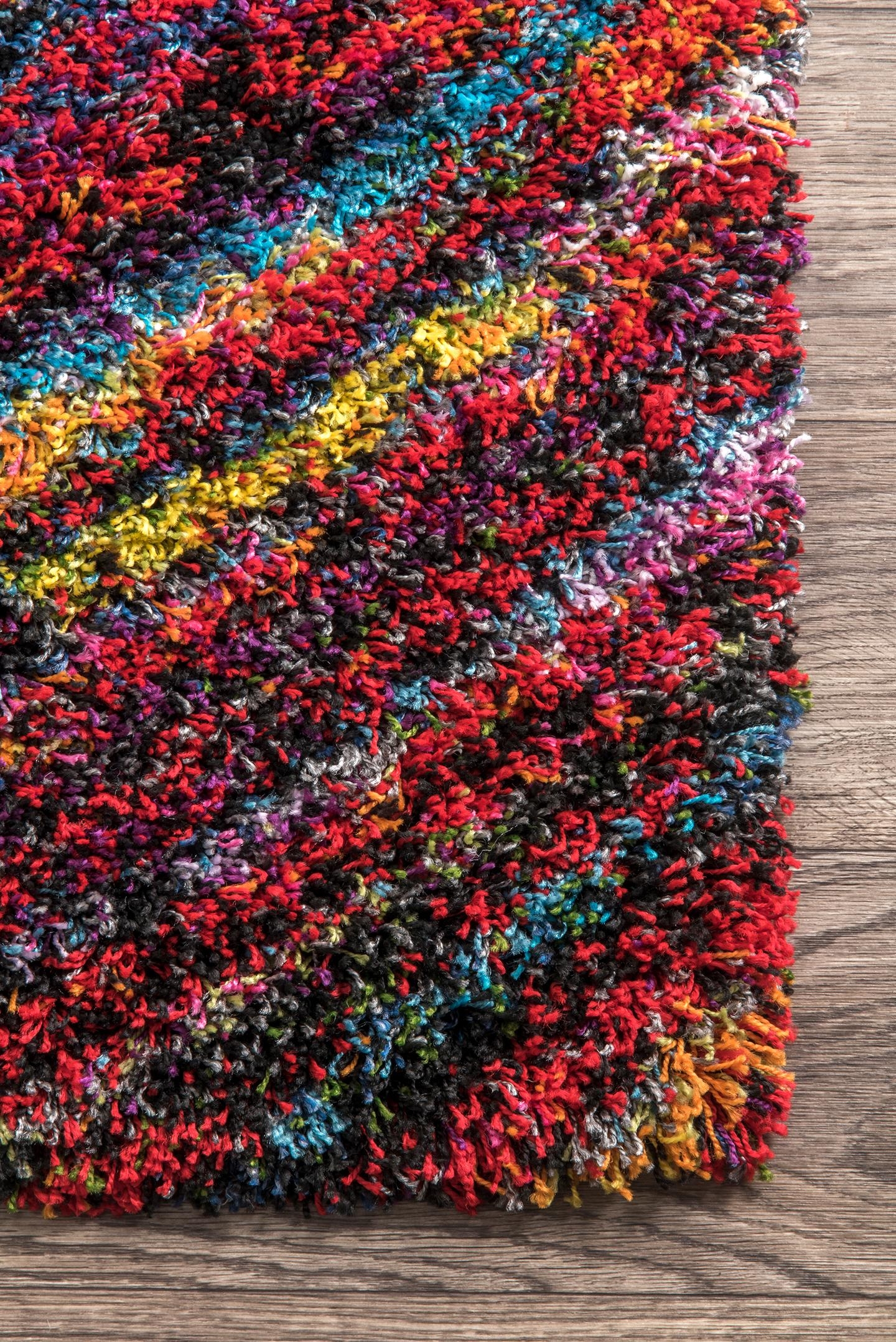 Ardelle Swirl Shaggy Area Rug - Image 2