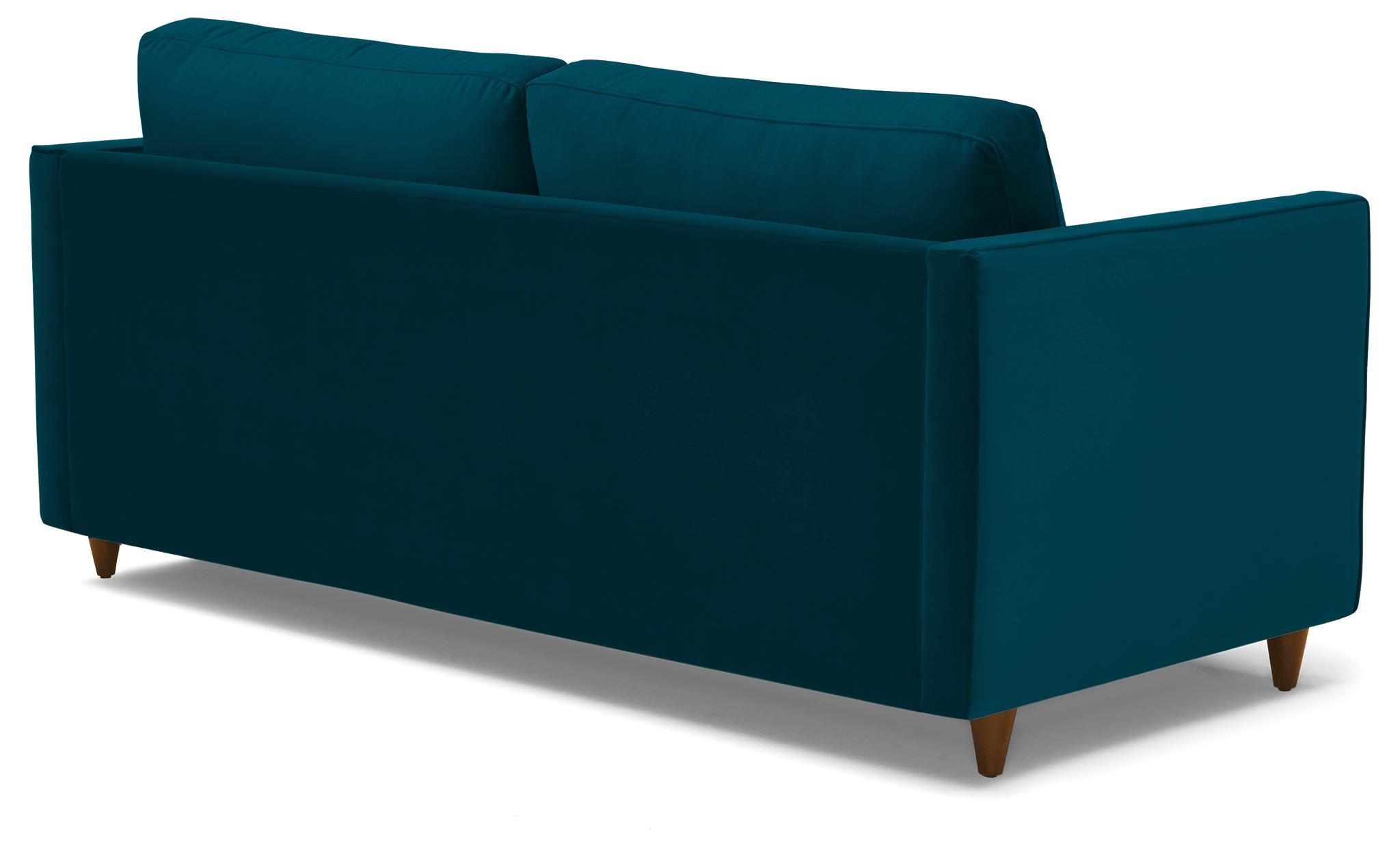 Blue Briar Mid Century Modern Sleeper Sofa - Key Largo Zenith Teal - Mocha - Image 3