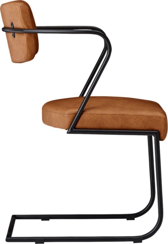 Gaff Metal Frame Chair Brown - Image 5