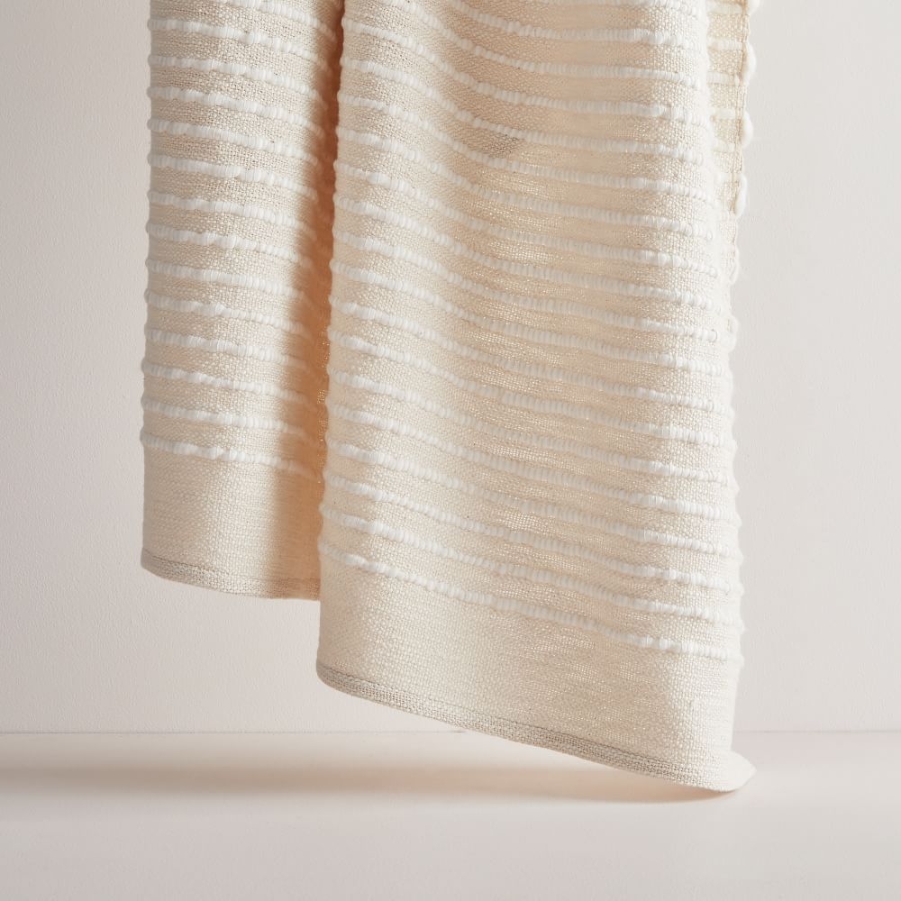 Soft Corded Throw, 50"x60", Natural - Image 0