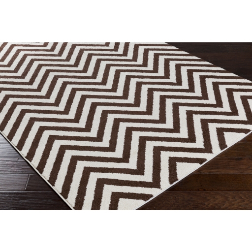 Horizon Brown Indoor 9'2" x 12'6" Machine Woven Rug - Image 1