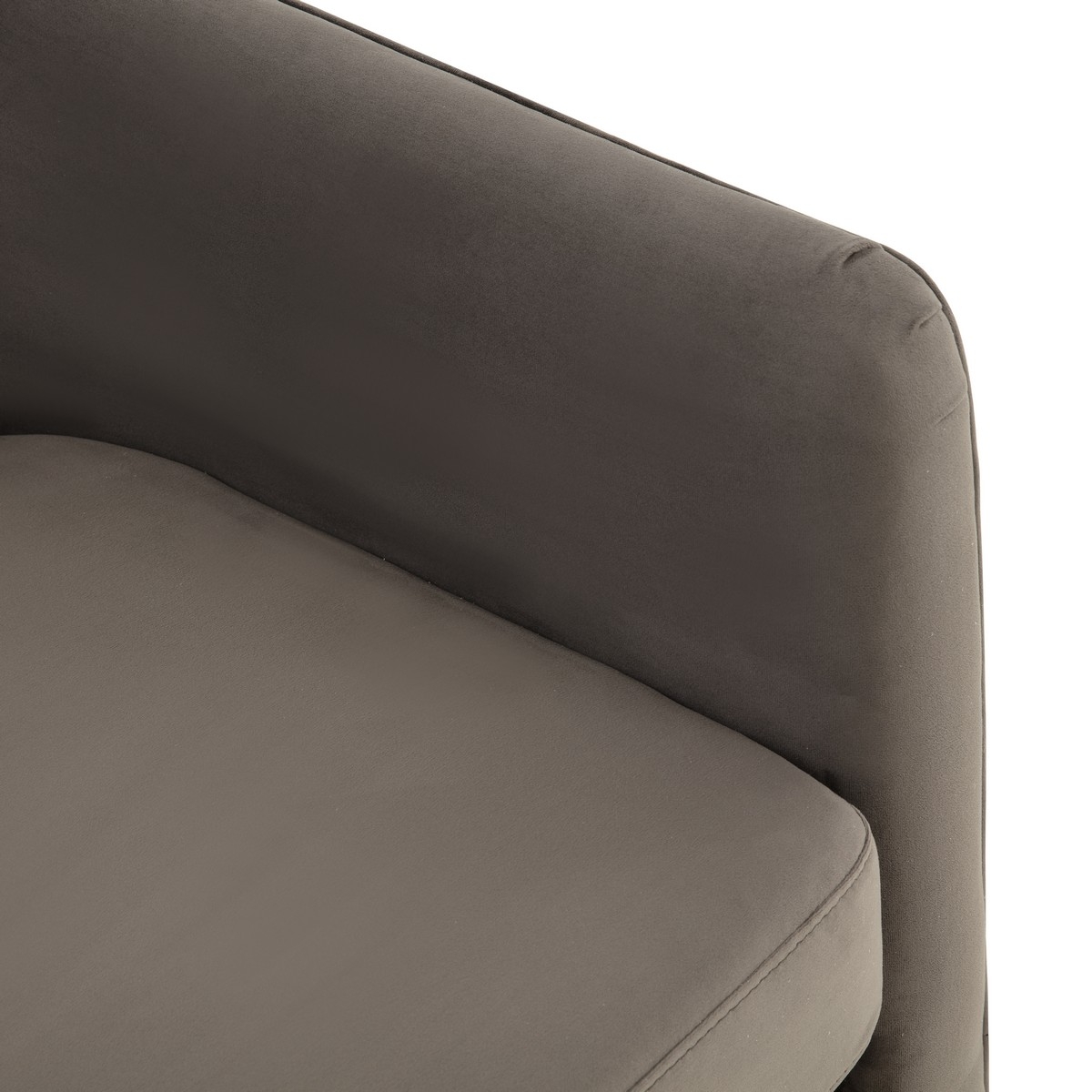 Londyn Upholstered Accent Chair - Dark Brown - Image 2