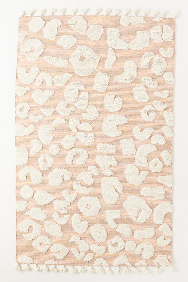 Flatwoven Charlotte Rug By Anthropologie in Beige Size 8 x 10 - Image 0