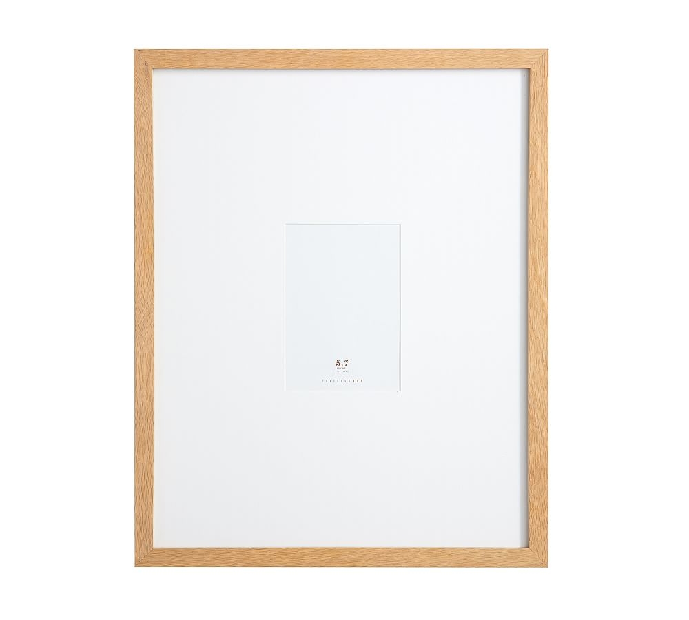 Wood Gallery Single Opening Oversized Mat Frame, 5x7 (16x20 overall) - Natural - Image 0