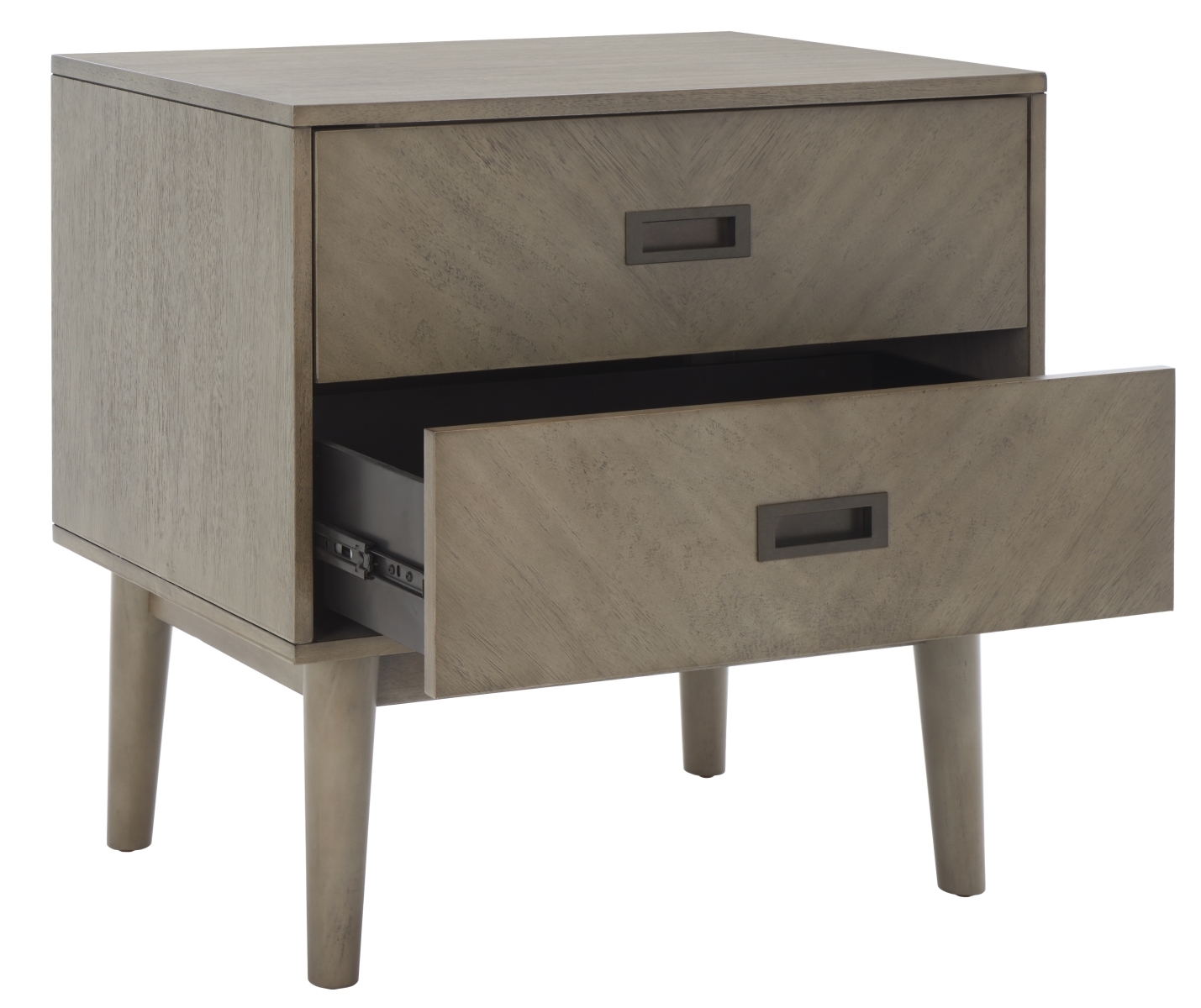 Donald 2 Drawer Nightstand - Light Grey - Safavieh - Image 7