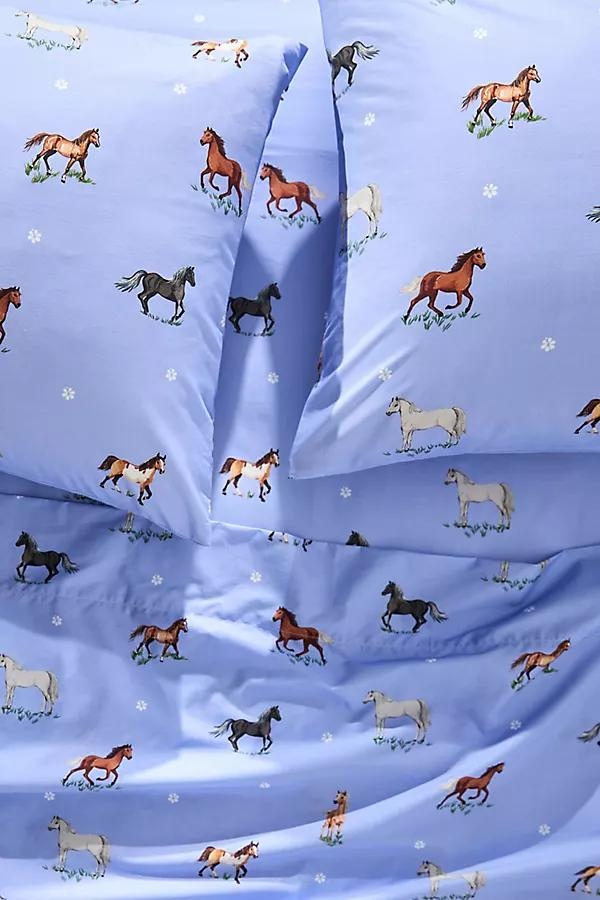 Organic Cotton Percale Printed Sheet Set - Image 0