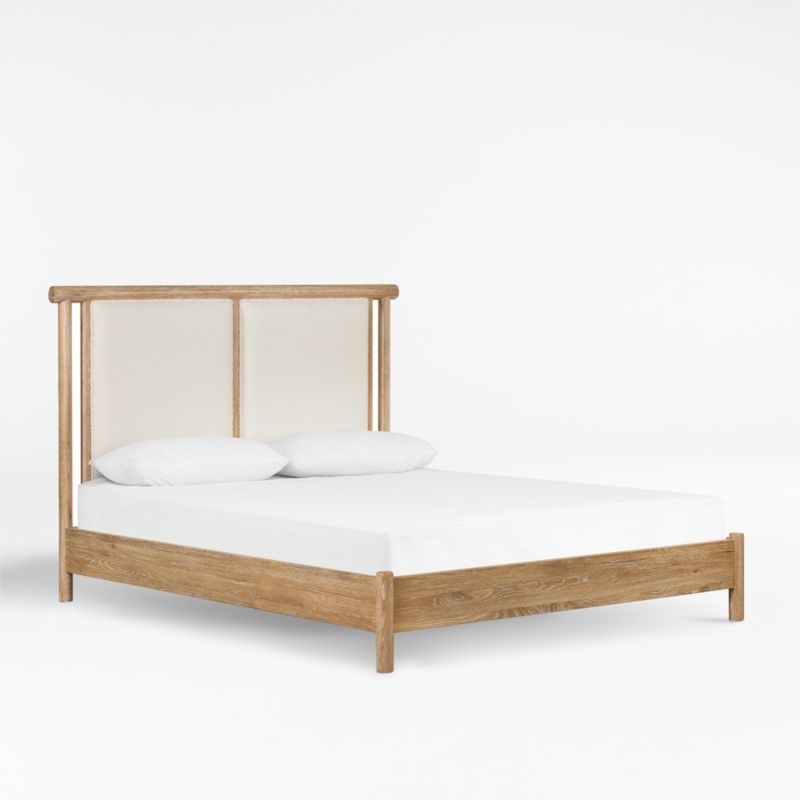 Edgebrook King Upholstered Wood Bed - Image 1