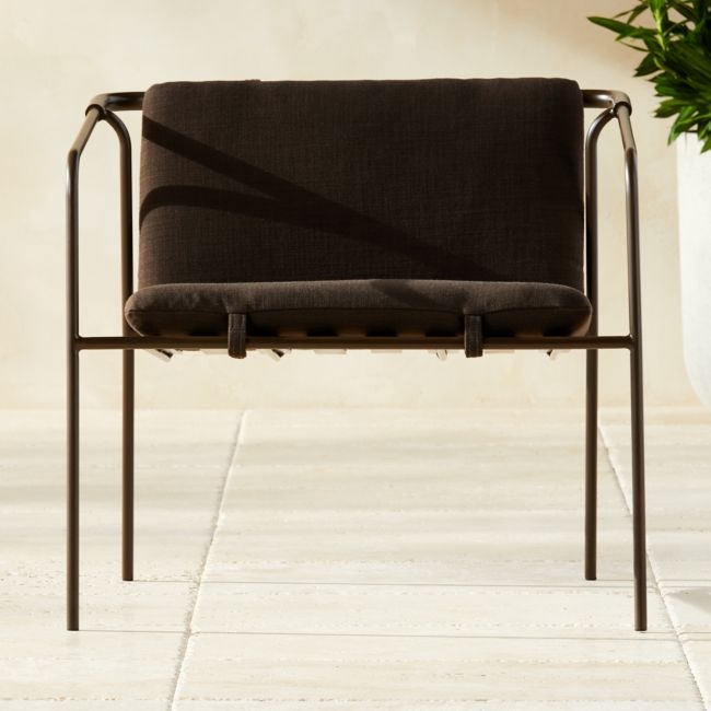 Navene Bronze Lounge Chair - Image 0
