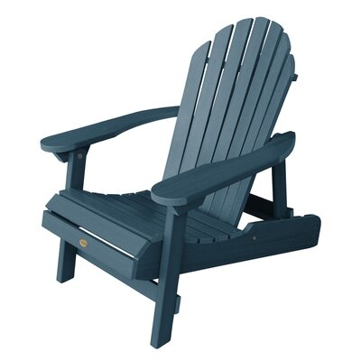Anette Plastic Folding Adirondack Chair - Image 0