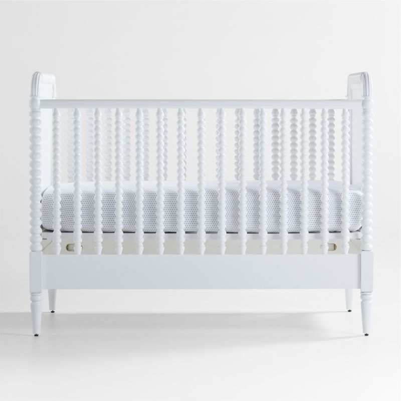 Jenny Lind White Wood Spindle Convertible Baby Crib - Image 3