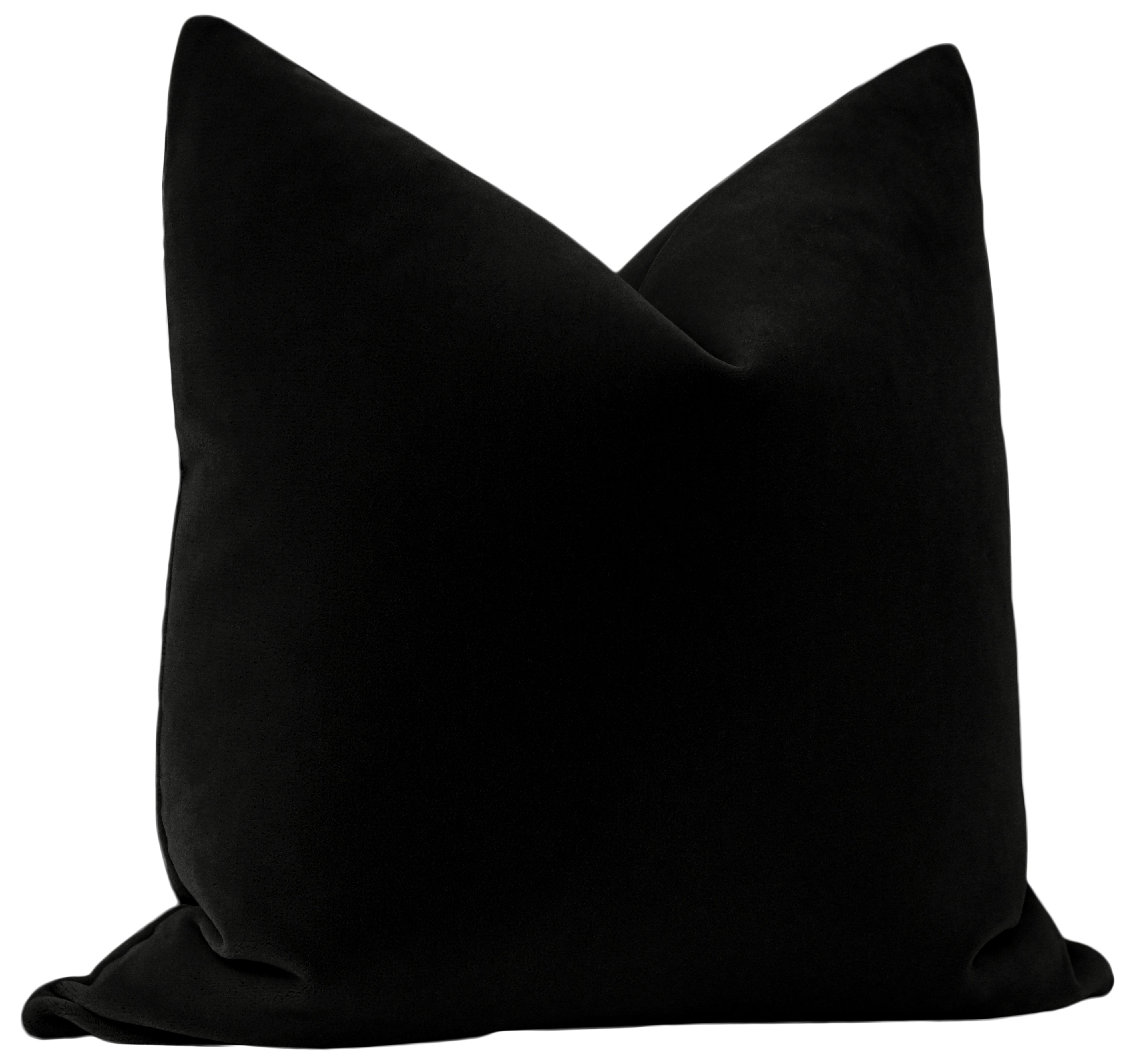 MOHAIR VELVET // CAVIAR - 14" X 36" - Image 1