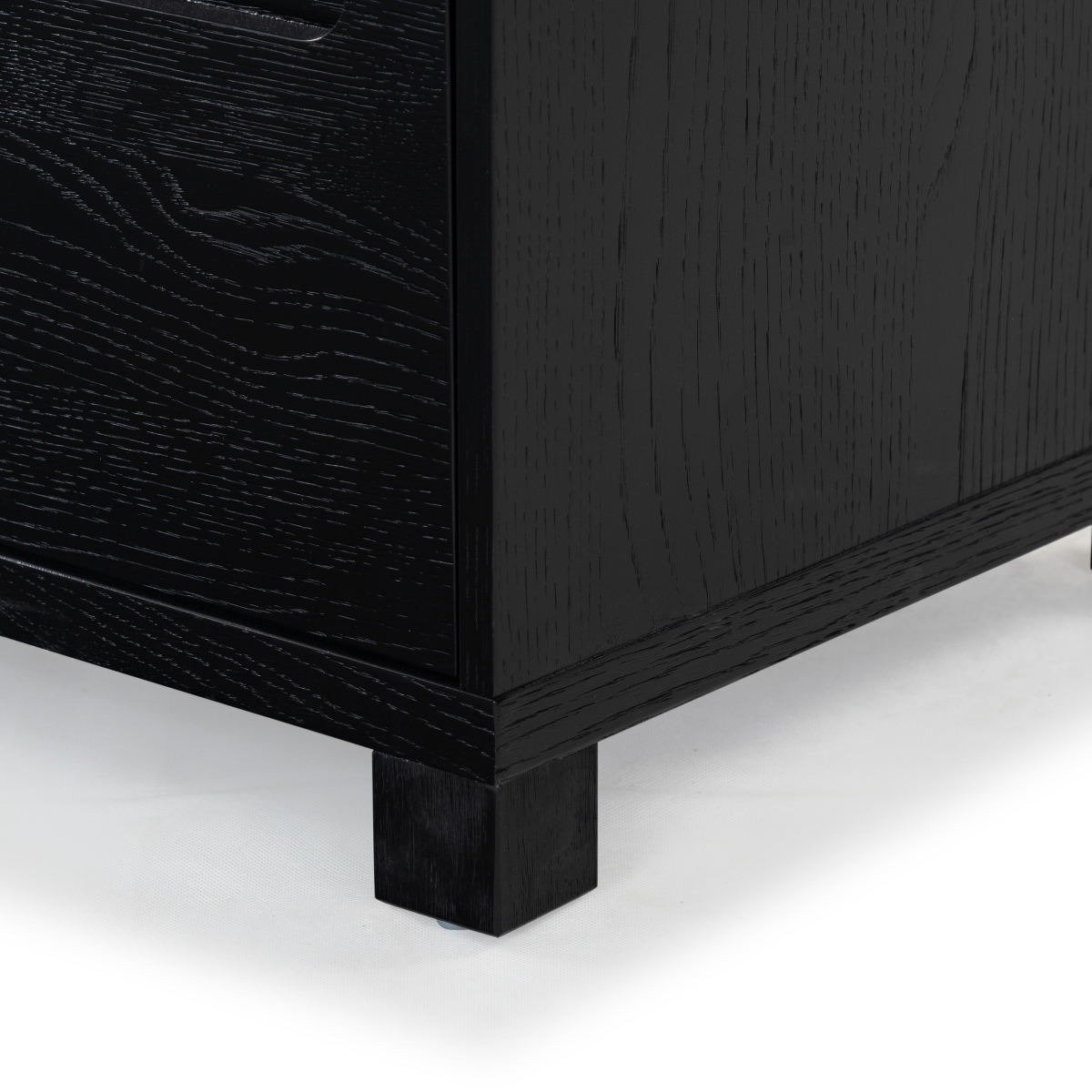 Tobiette 2 Drawer Nightstand - Black - Image 2