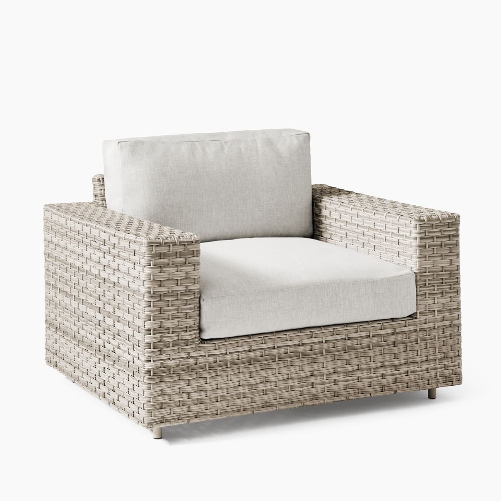 Urban Summer Collection Heather Gray Lounge Chair - Image 0
