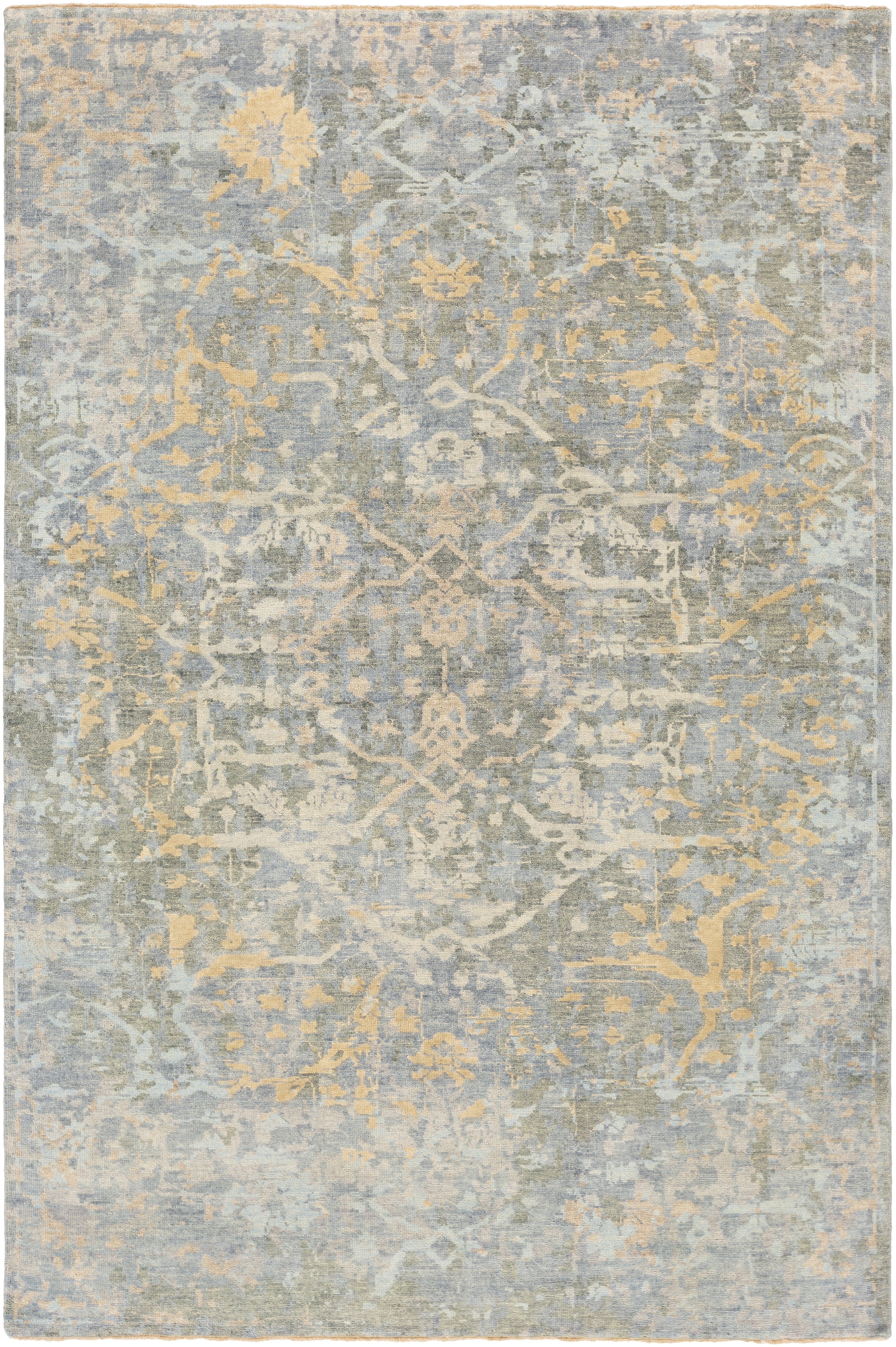 Normandy Gray Indoor 4' x 6' Handmade Rug - Image 0