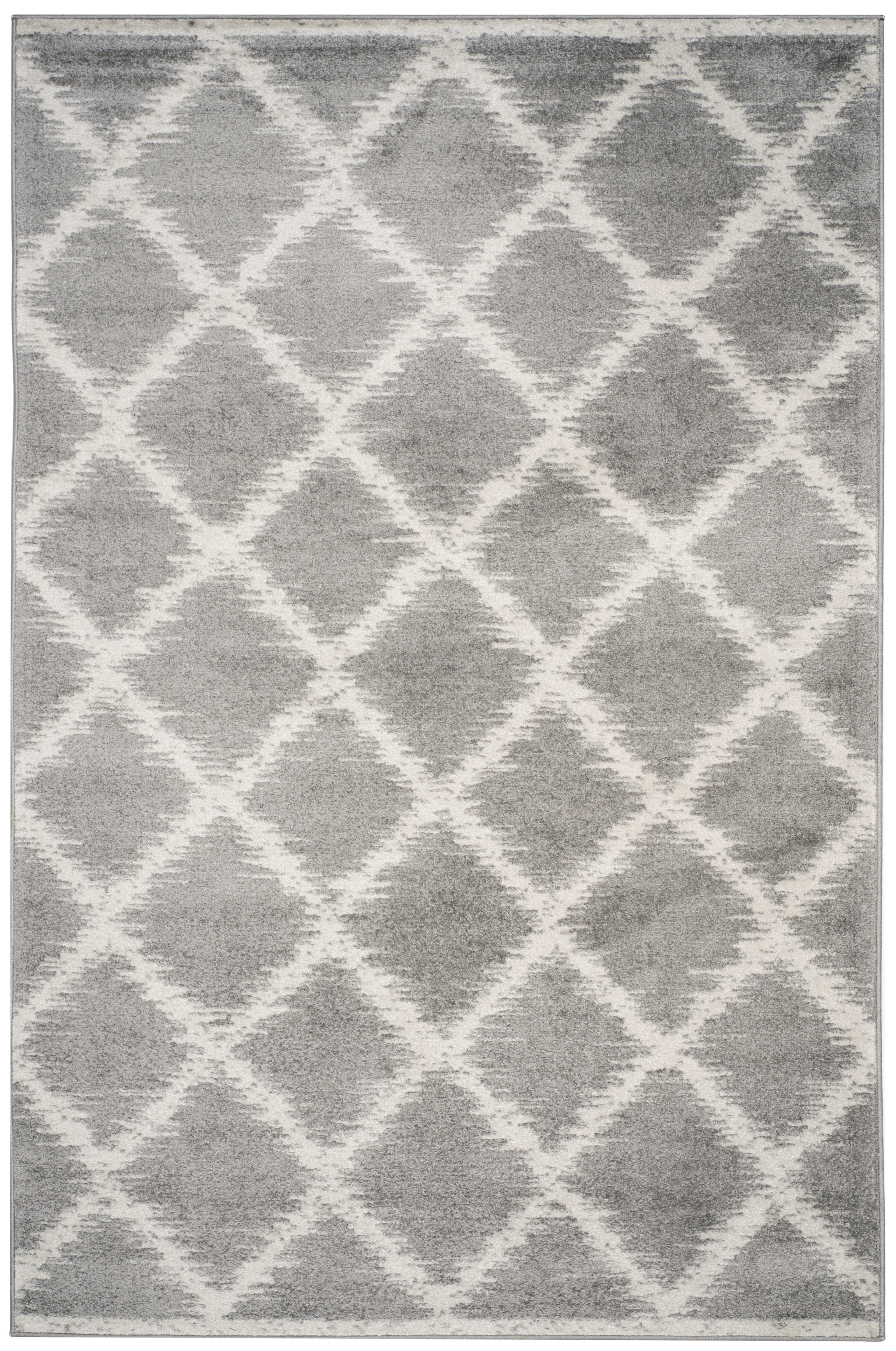 Arlo Home Woven Area Rug, ADR120B, Silver/Ivory,  6' X 9' - Image 0