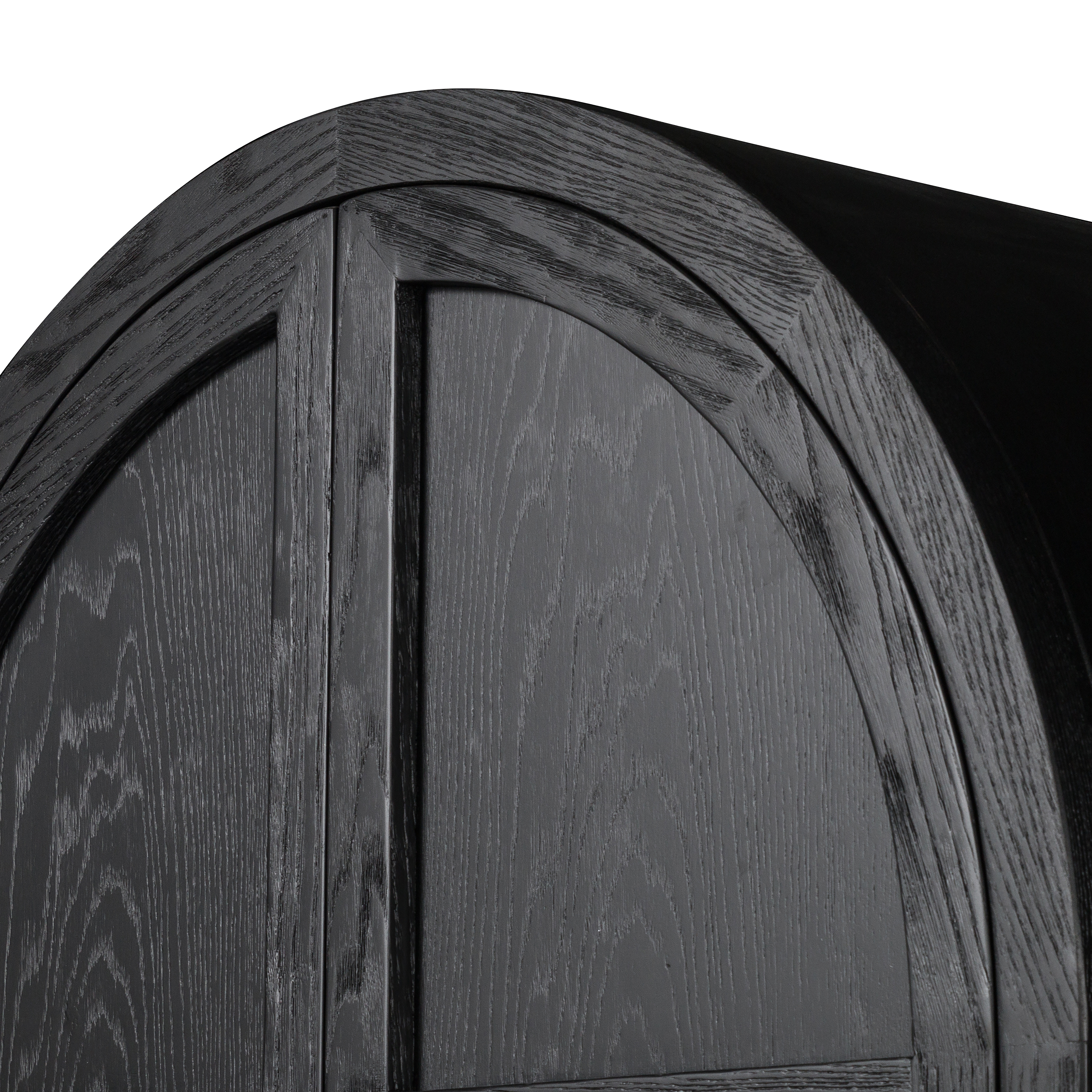 Tolle Panel Door Cabinet-Drifted Mat Blk - Image 13