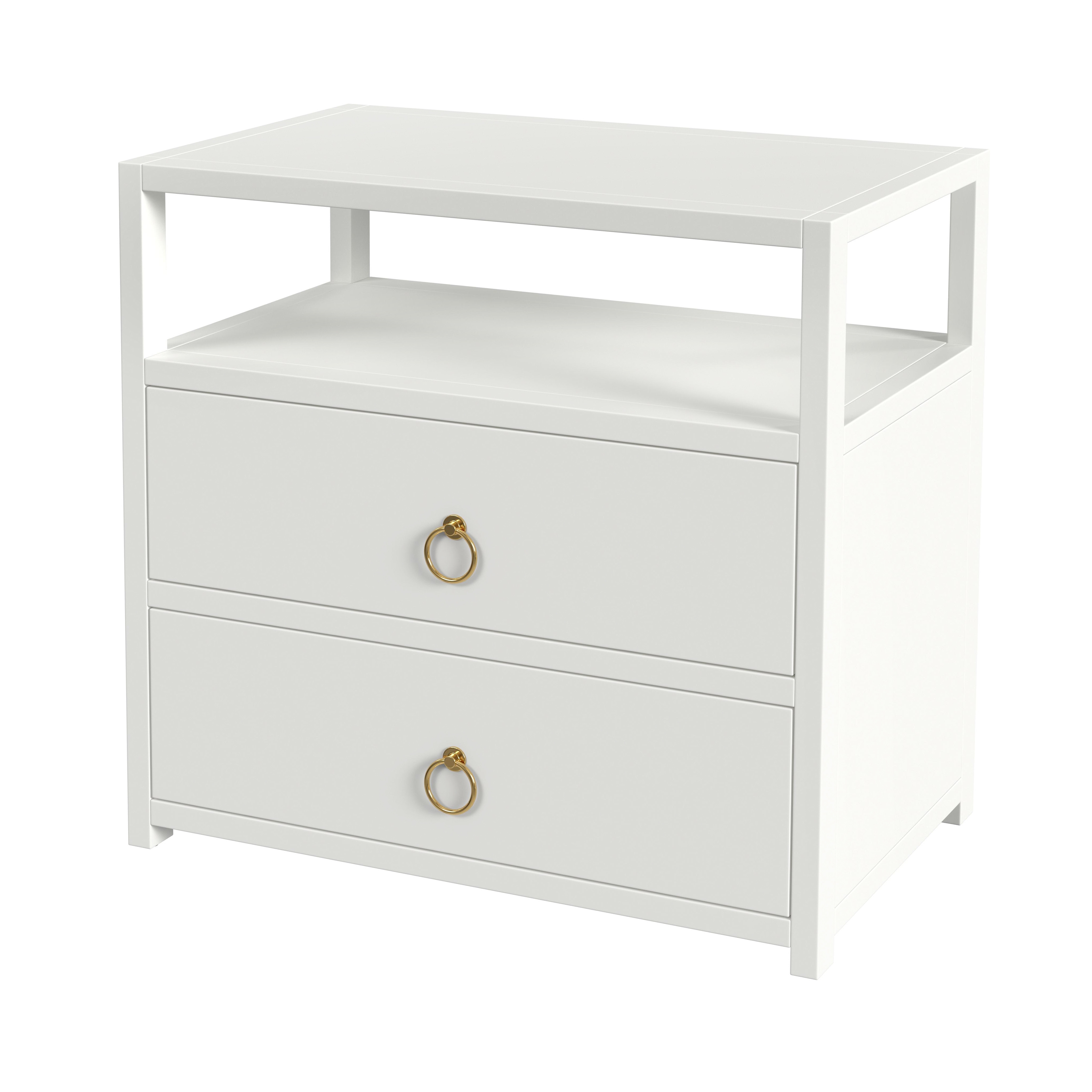 Lark White Nightstand - Image 1