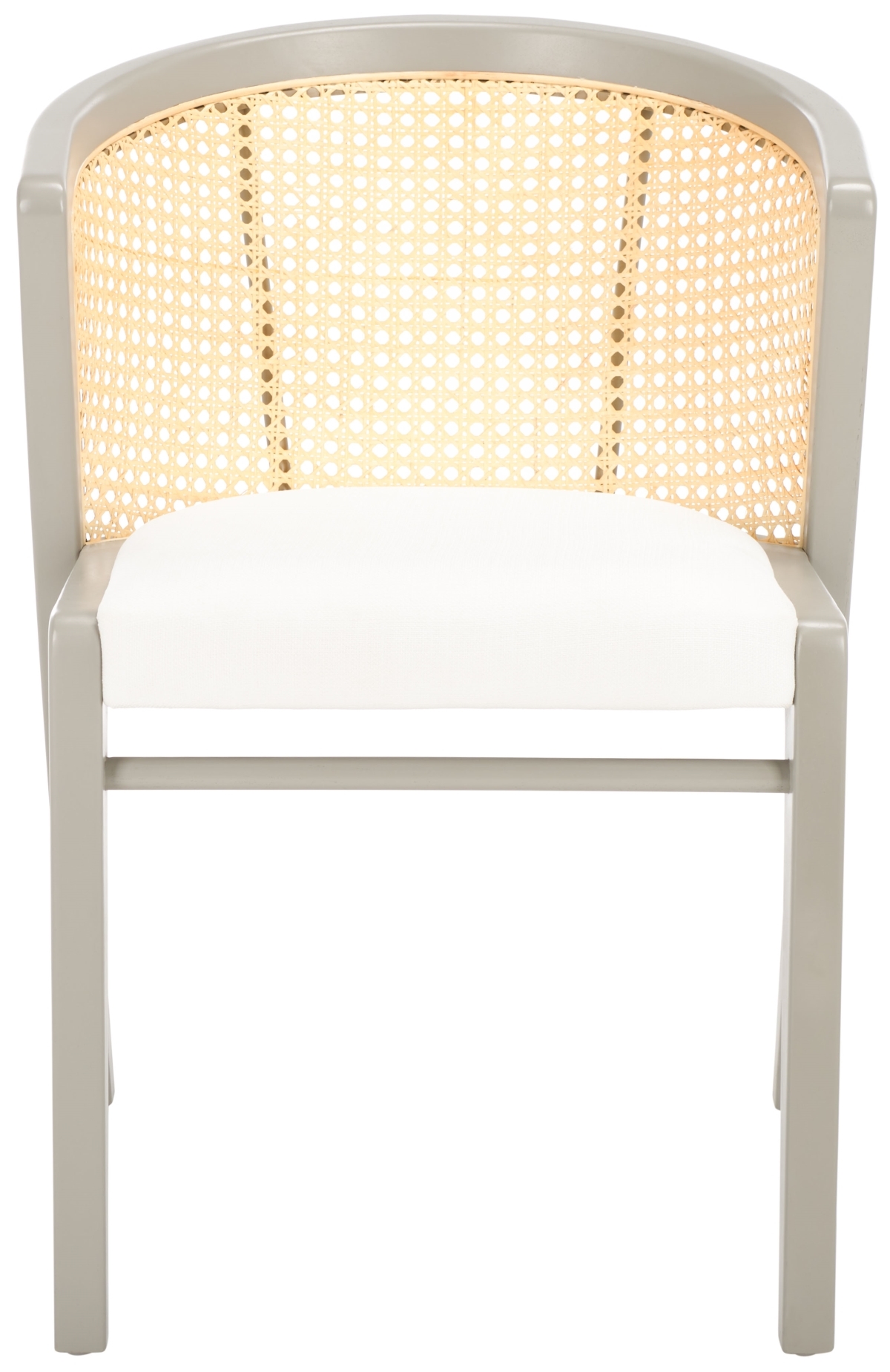 Edan Dining Chair - Grey / White - Safavieh - Image 0