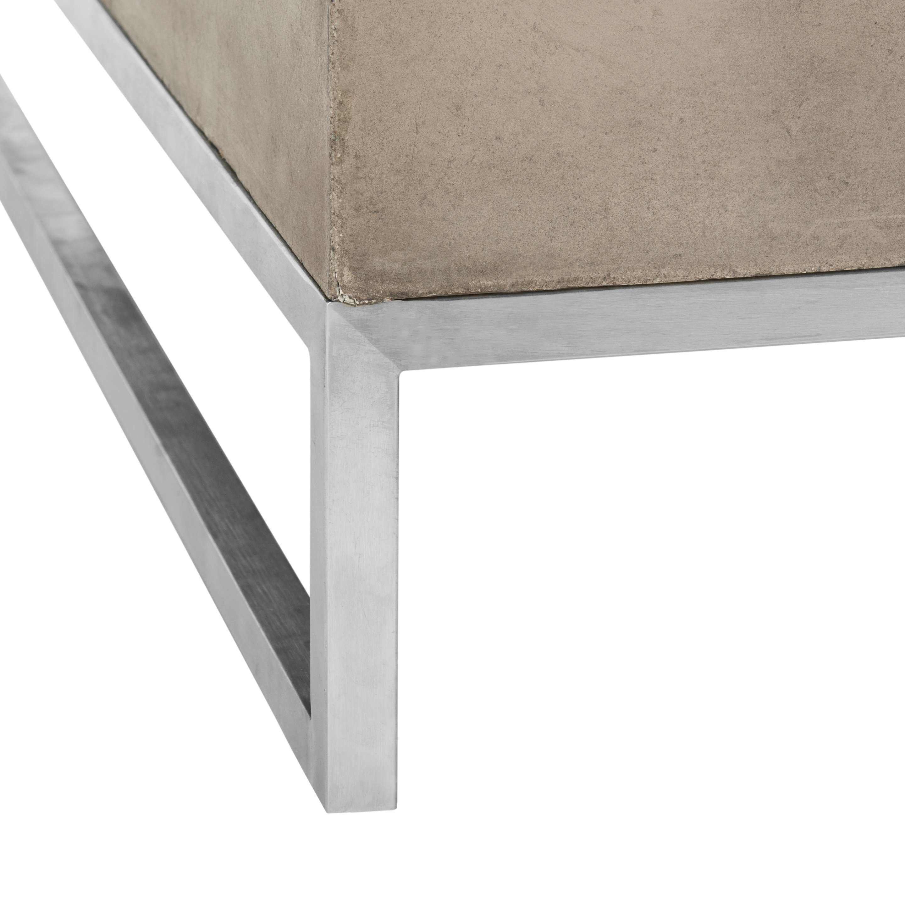 Eartha Indoor/Outdoor Mod Concrete Coffee Table - Image 5