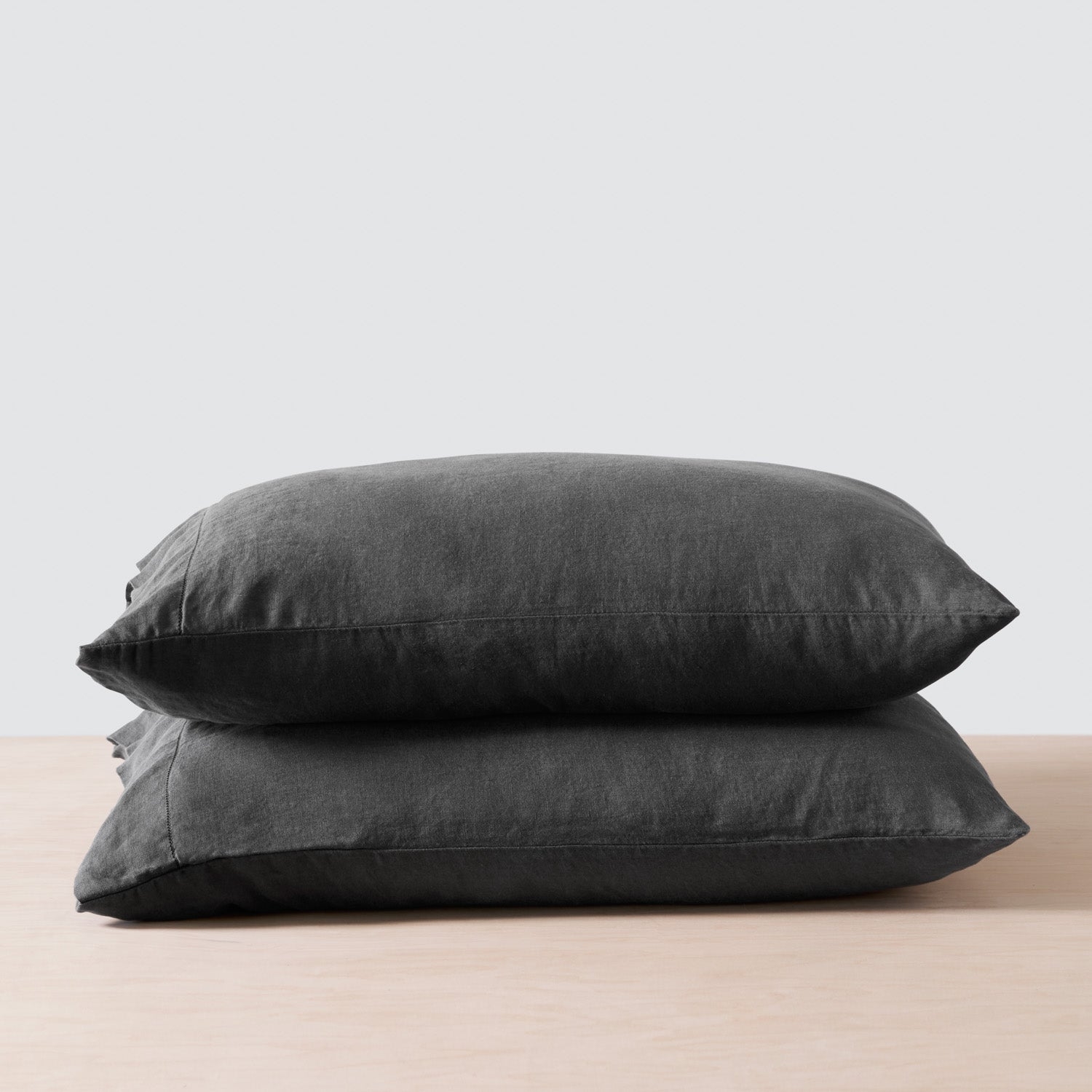 The Citizenry Stonewashed Linen Pillowcases | Standard | Charcoal - Image 0
