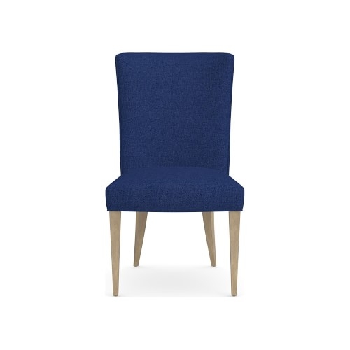 Trevor Side Chair, Standard, Perennials Performance Canvas, Denim, Heritage Grey - Image 0