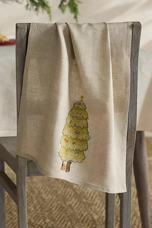 Coral & Tusk Peek-a-Tree Dish Towel - Image 0