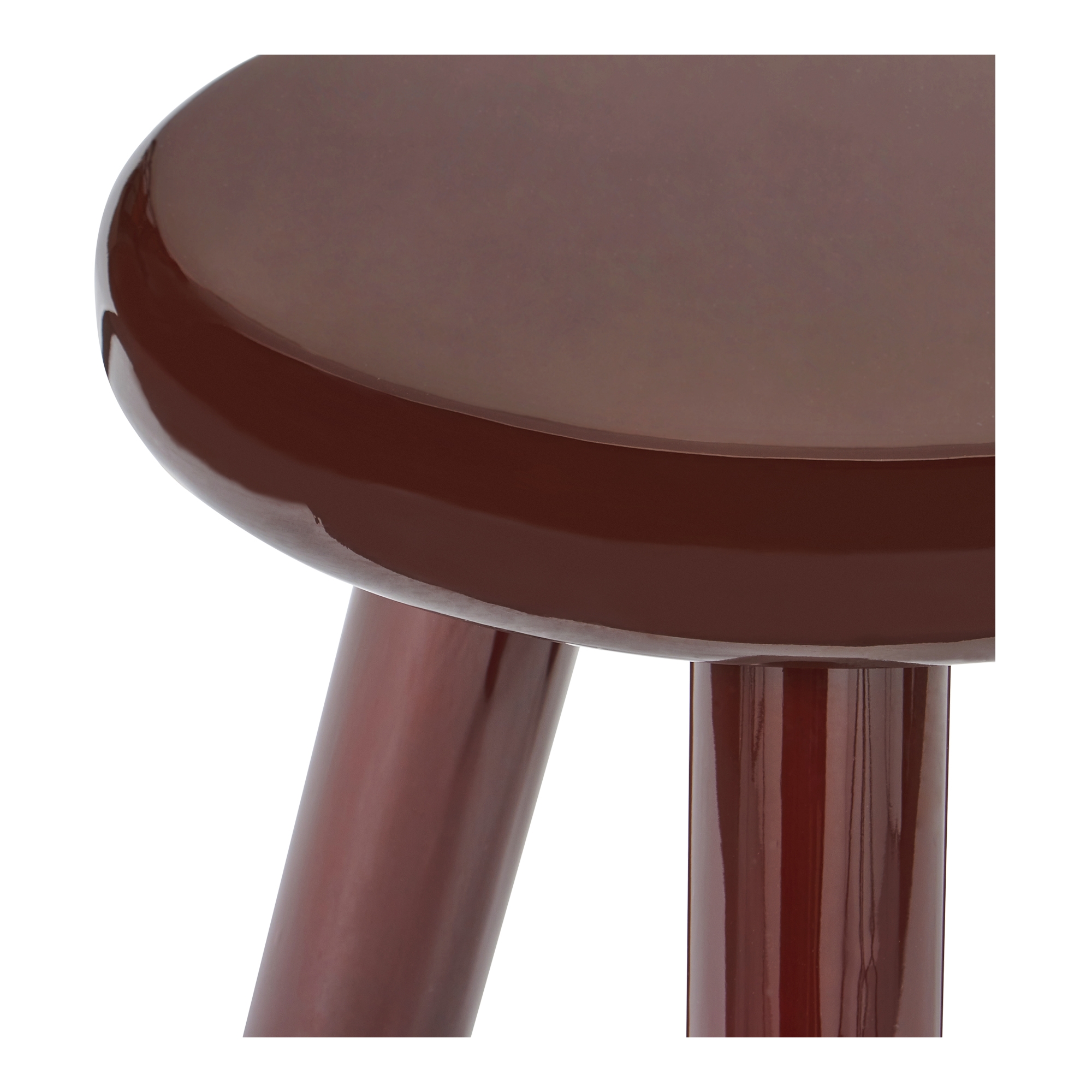 Joy Accent Table Deep Red Lacquer - Image 3