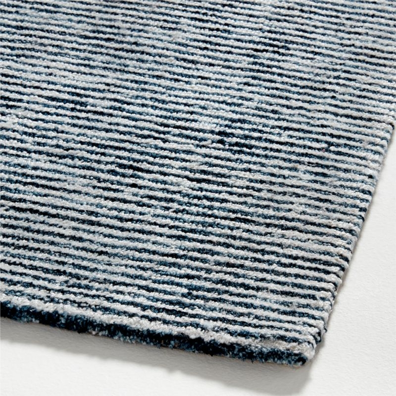 Turin Performance Handwoven Navy Blue Area Rug 8'x10' - Image 1