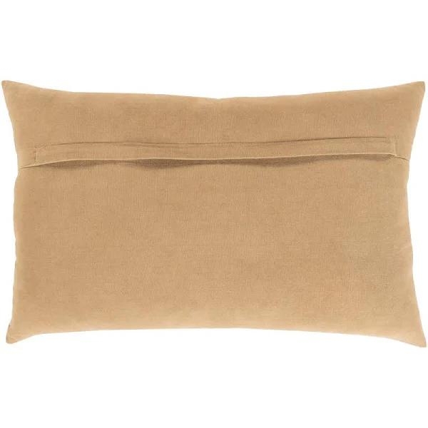 Laurel Lumbar Pillow Cover, 24" x 16", Eggplant - Image 1