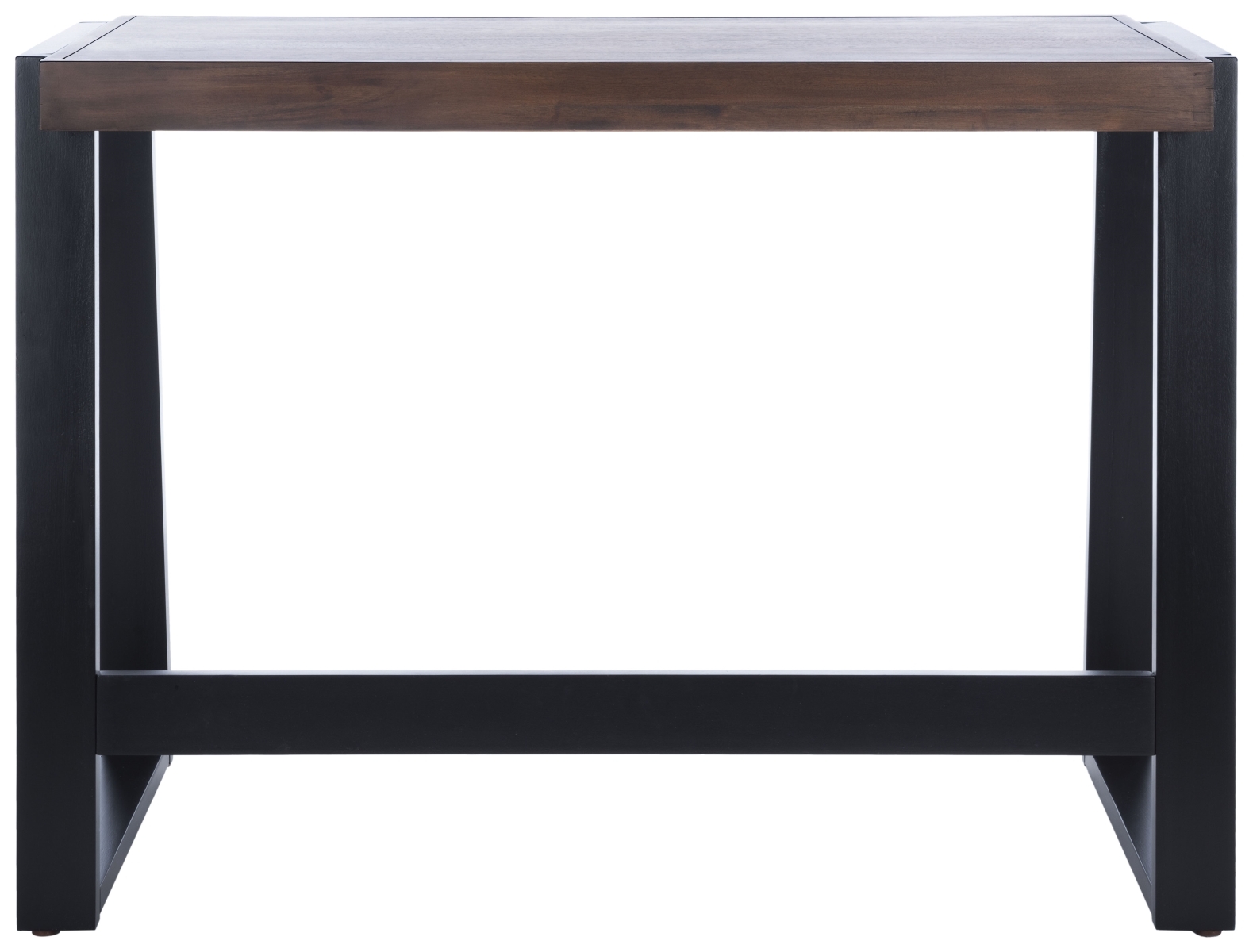 Dennings Desk - Walnut / Black - Safavieh - Image 7