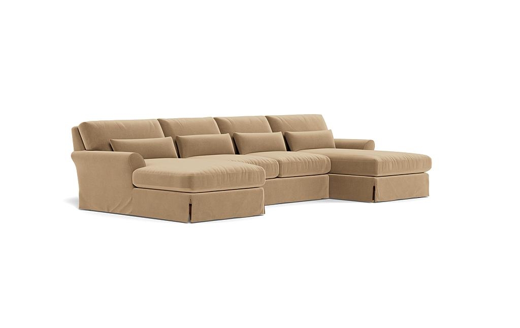 Maxwell Slipcovered U-Sectional Sofa by Apartment Therapy - Image 1