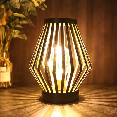 8.7" Battery Powered Outdoor Table Lamp - Image 0