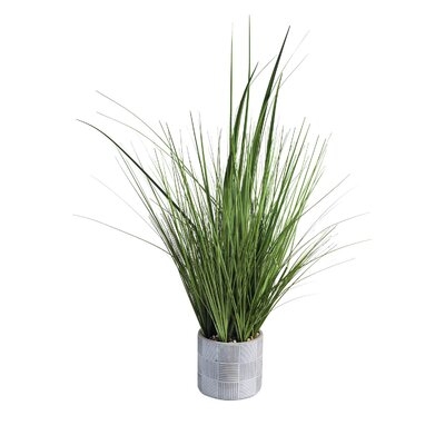 25.5'' Artificial Onion Grass Plant in Pot - Image 0
