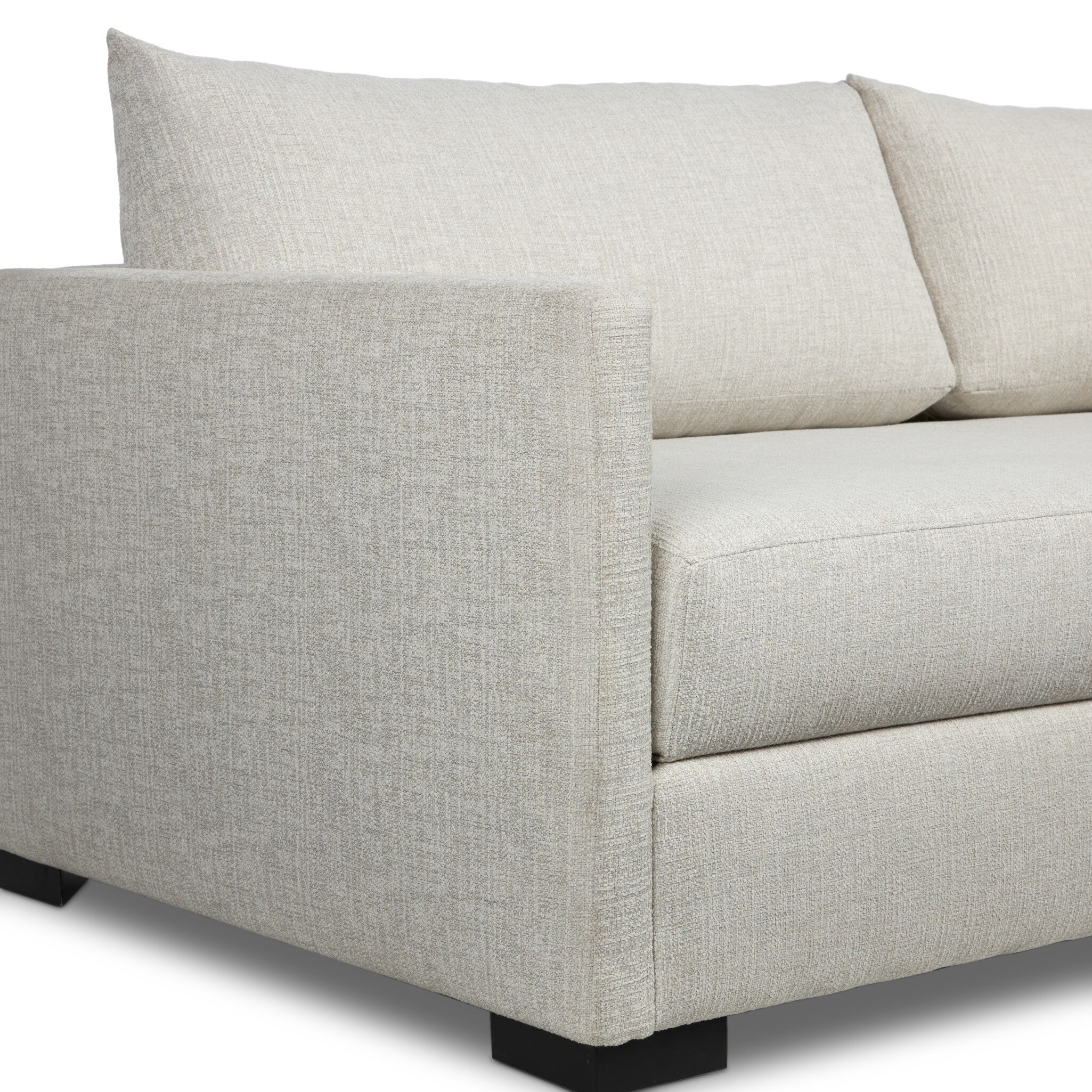 Wickham 2-Piece Sleeper Sectional - Alameda Snow - Image 5
