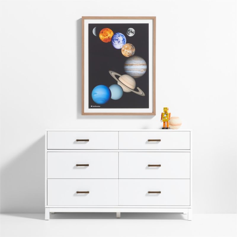Smithsonian Solar System Montage Framed Wall Art Print - Image 1