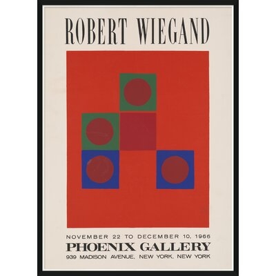 'Robert Weigand' Framed Graphic Art Print - Image 0