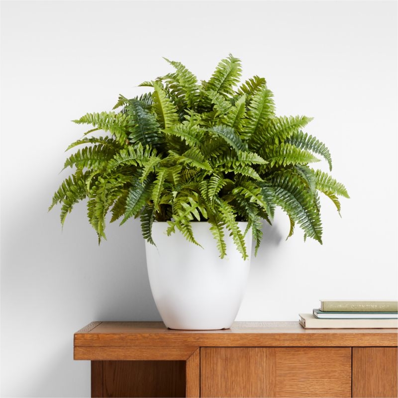 Potted Faux Fern 28" - Image 2