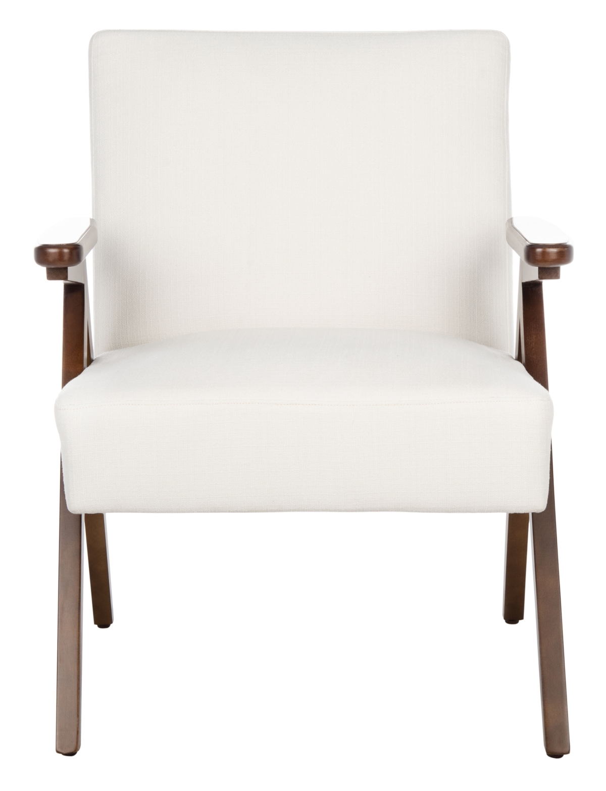 Emyr Arm Chair - White - Safavieh - Image 0