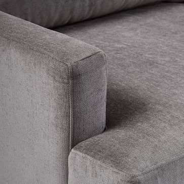 Andes Petite 76.5" Sofa, Poly, Distressed Velvet, Mauve, Dark Pewter - Image 3