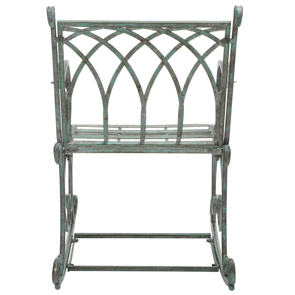 Medrano Rocking Chair - Antique Dark Green - Safavieh - Image 8