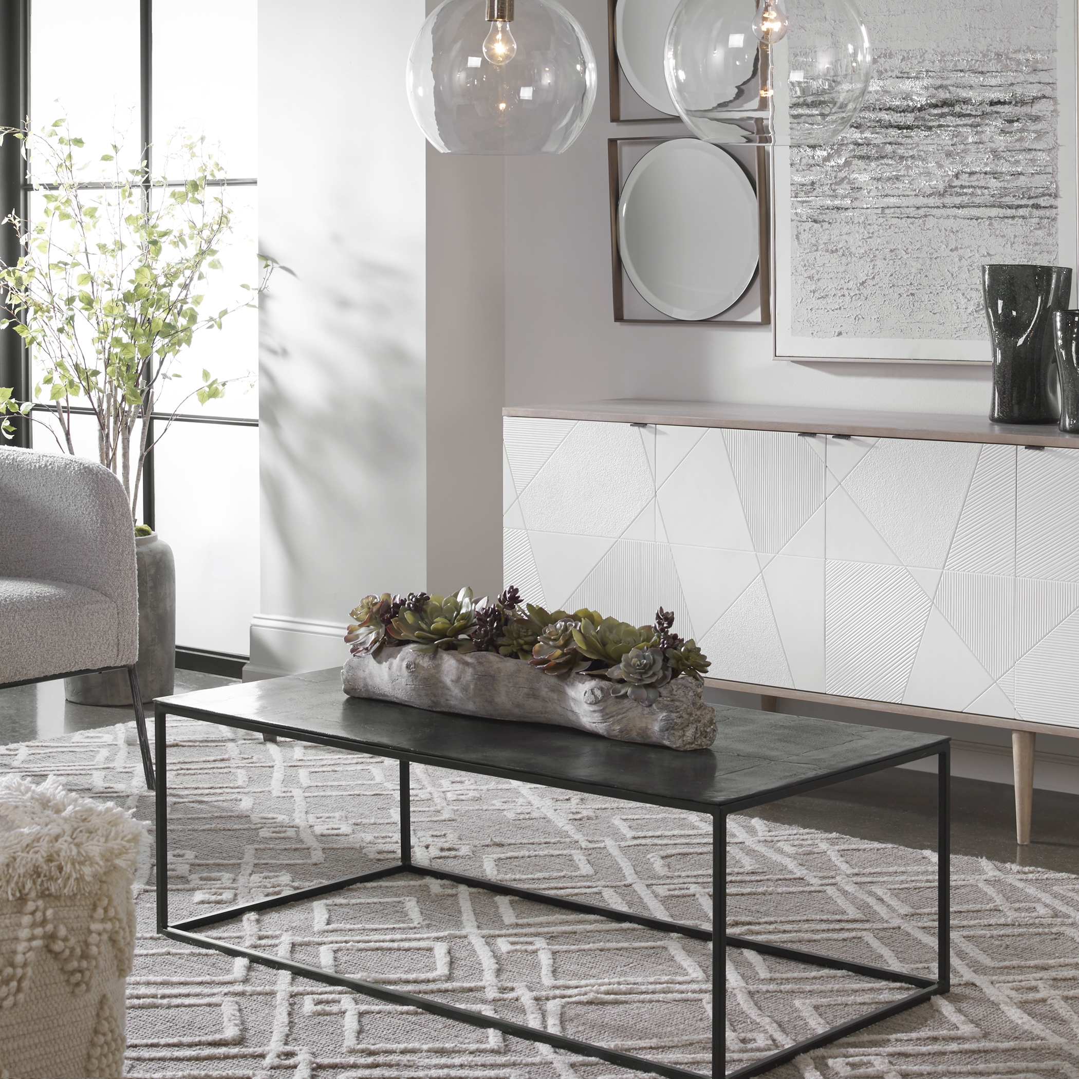 Coreene Industrial Coffee Table - Image 2