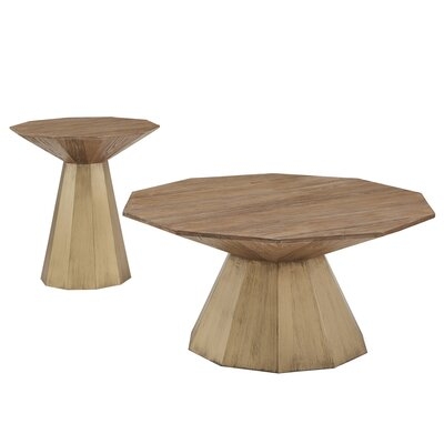 Soucy Reclaimed Wood 2 Piece Coffee Table Set - Image 0
