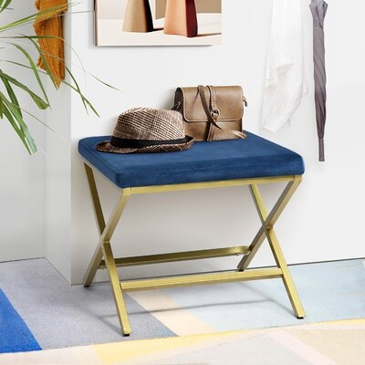 Ellianna Steel Accent Stool See More by Gold Flamingo - Image 0