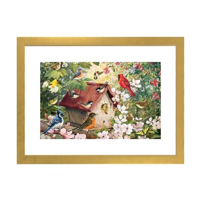 Spring Birds and Birdhouse by Greg & Company - Print - Image 0